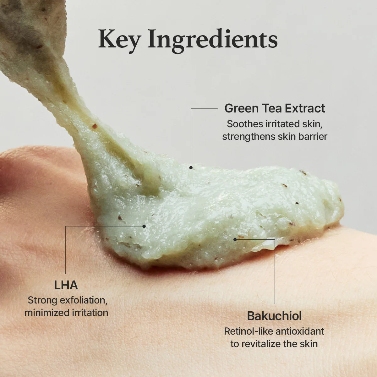 Arencia - Green Tea + LHA Deep Pore Rice Cake Cleanser (150 g)