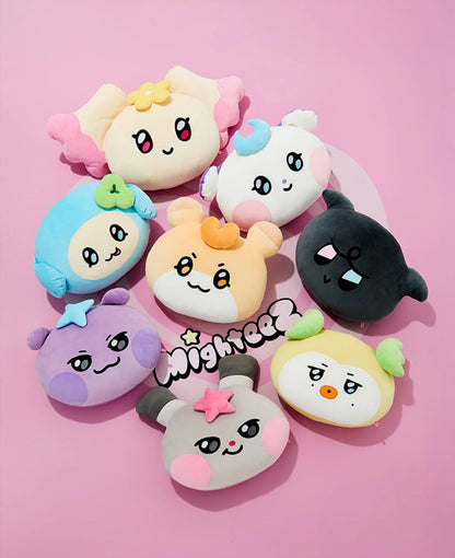 (PRE-ORDER 2025-11-07) ATEEZ - [MIGHTEEZ BIG FACE CUSHION with PHOTO CARD(POB)](8 Versions)(LINE FRIENDS SQUARE MERCH)