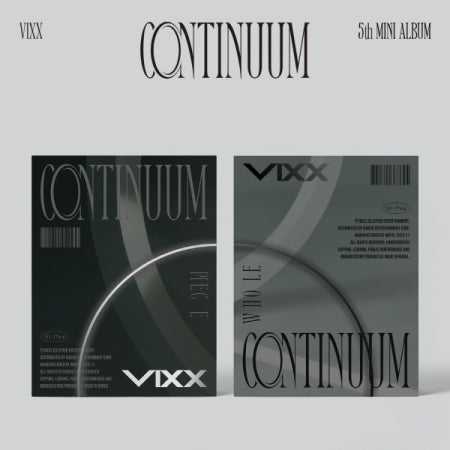 VIXX - 5th Mini Album CONTINUUM (2 Versions) Random.