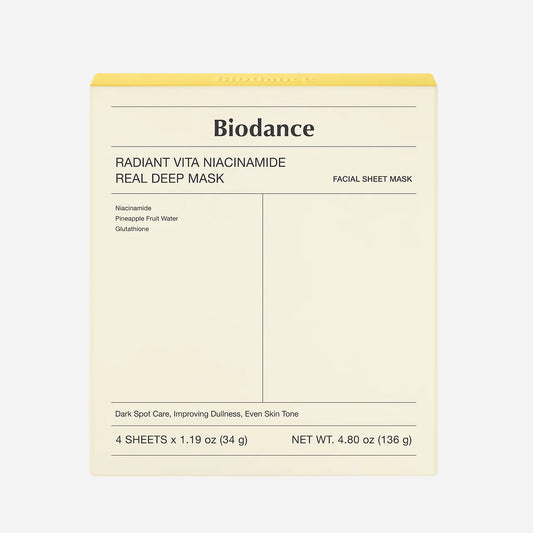 Biodance - Radiant Vita Niacinamide Real Deep Mask Set (4 ea)