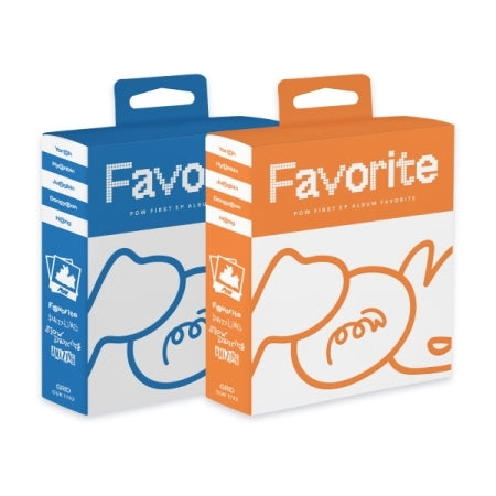 POW 1st EP album FAVORITE (2 Versions).