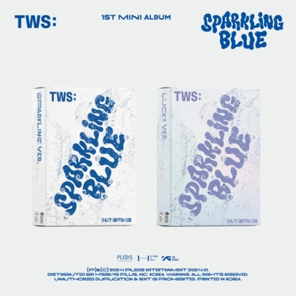 TWS - 1st Mini Album Sparkling Blue 2 Versions.