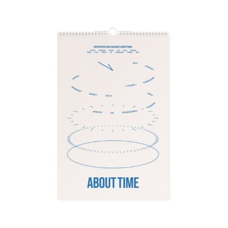SEVENTEEN 2024 WALL CALENDAR ABOUT TIME