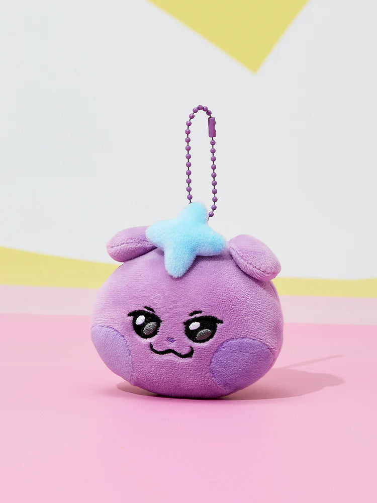 (PRE-ORDER 2025-11-07) ATEEZ - [MIGHTEEZ FACE PLUSH KEYRING](8 Versions)(LINE FRIENDS SQUARE MERCH)