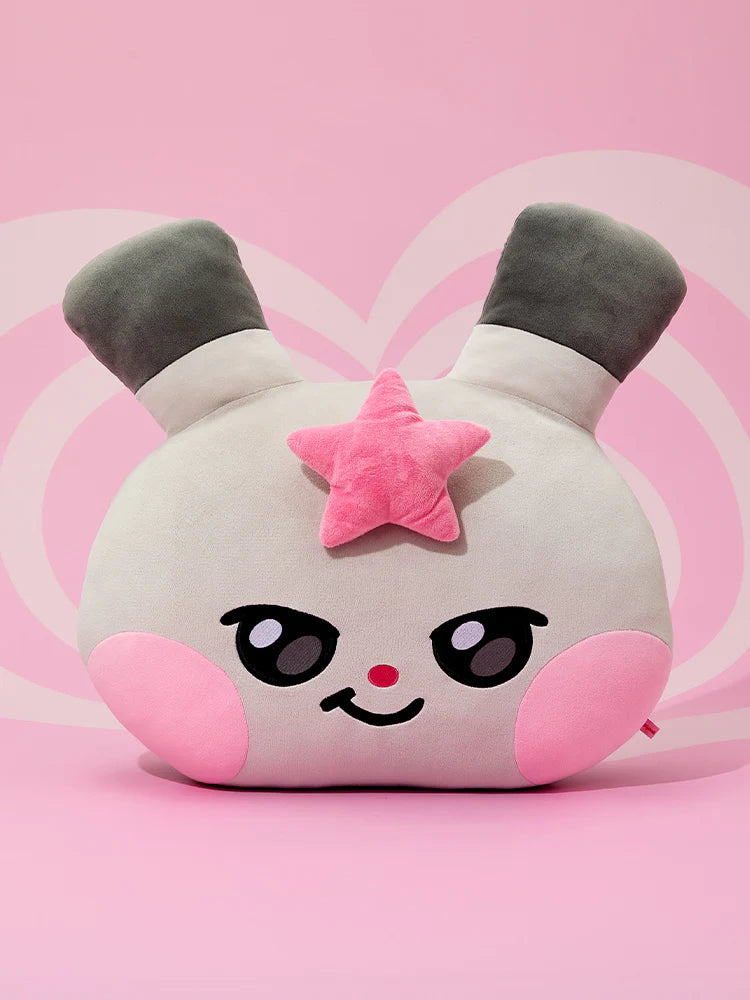 (PRE-ORDER 2025-11-07) ATEEZ - [MIGHTEEZ BIG FACE CUSHION with PHOTO CARD(POB)](8 Versions)(LINE FRIENDS SQUARE MERCH)