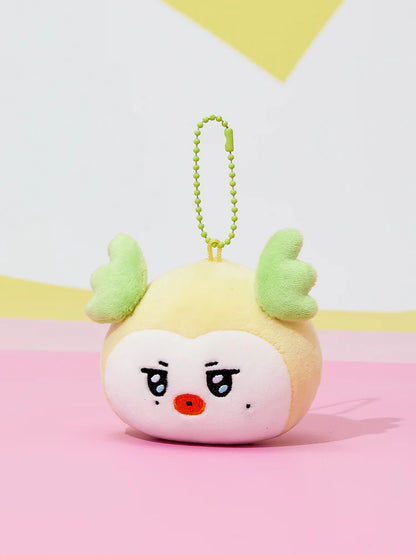 (PRE-ORDER 2025-11-07) ATEEZ - [MIGHTEEZ FACE PLUSH KEYRING](8 Versions)(LINE FRIENDS SQUARE MERCH)
