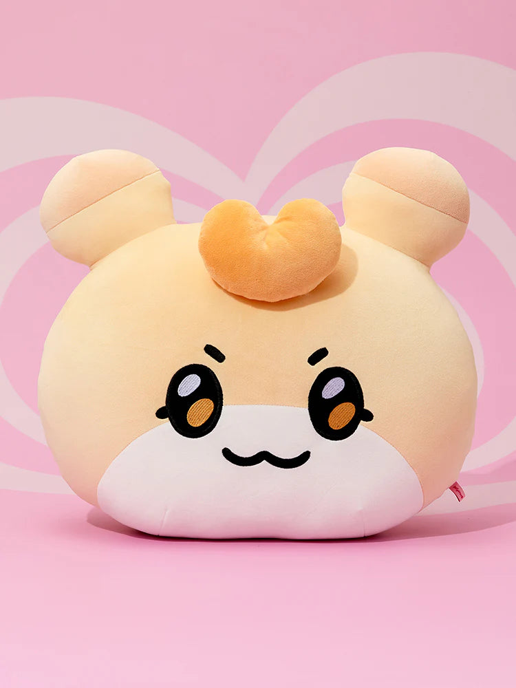 (PRE-ORDER 2025-11-07) ATEEZ - [MIGHTEEZ BIG FACE CUSHION with PHOTO CARD(POB)](8 Versions)(LINE FRIENDS SQUARE MERCH)