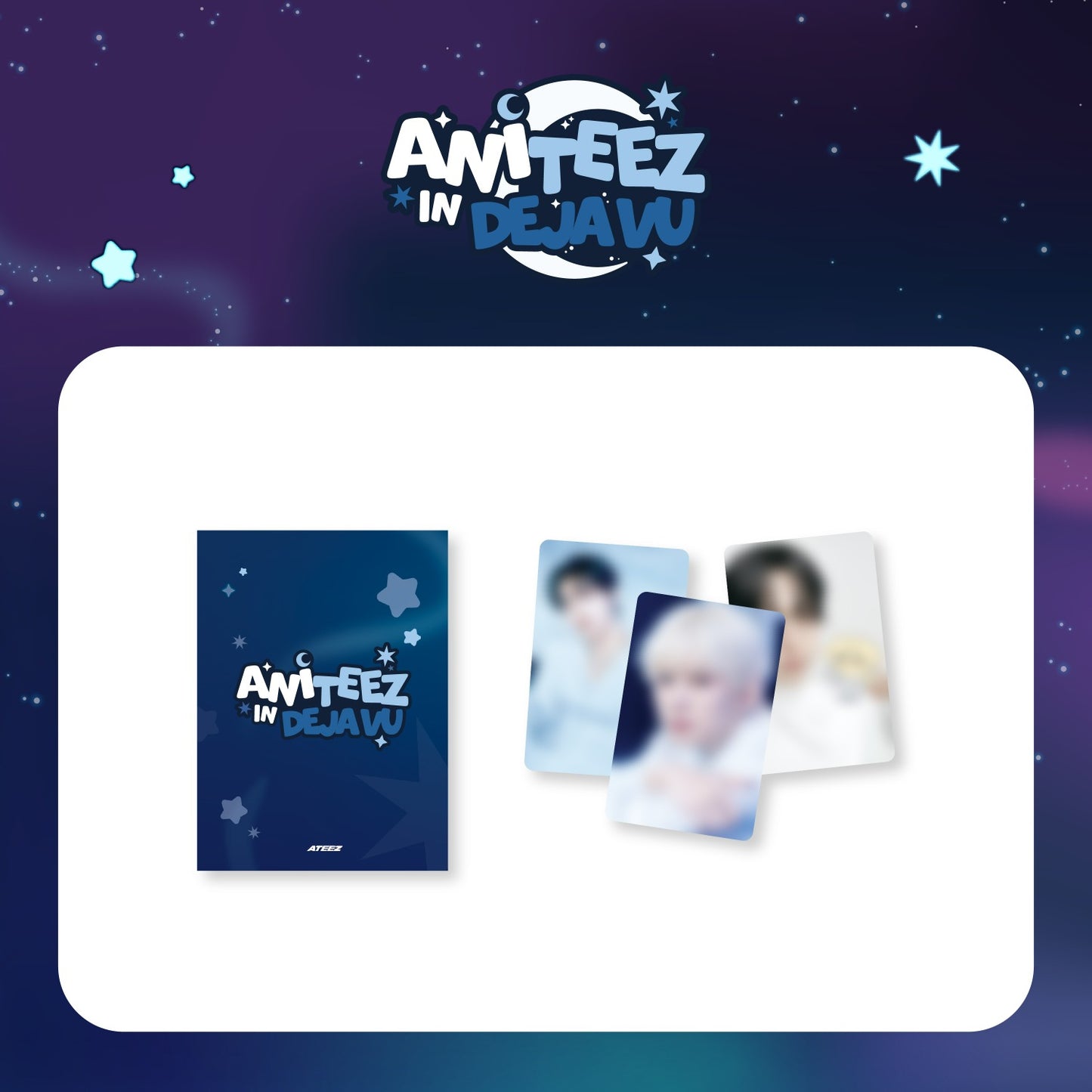(PRE-ORDER 2026-11-15) ATEEZ x ANITEEZ - POP-UP [ANITEEZ IN DEJA VU] RANDOM TRADING CARD (POB Included Based on Order Amount)