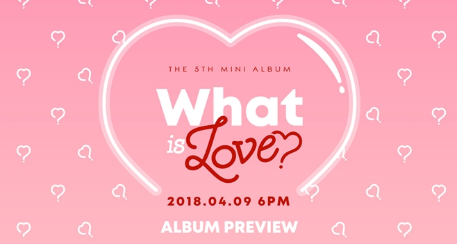 TWICE 5th Mini Album WHAT IS LOVE?, 2 VERSIONS.