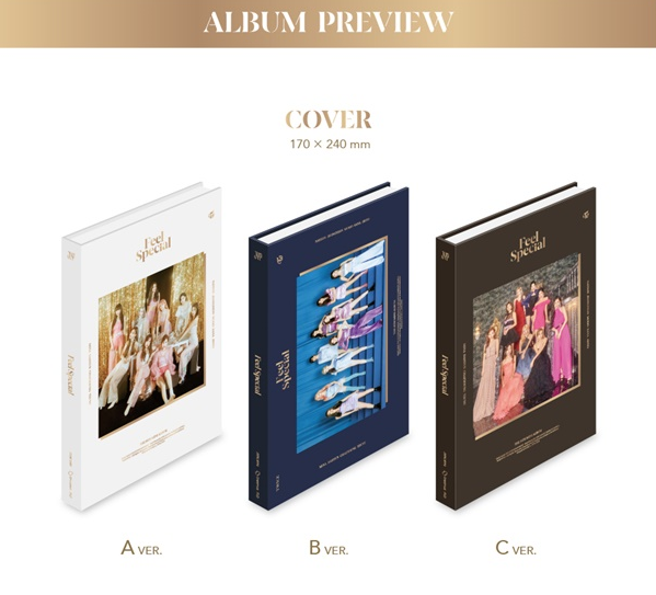 TWICE 8th Mini Album Feel Special (3 Versions).