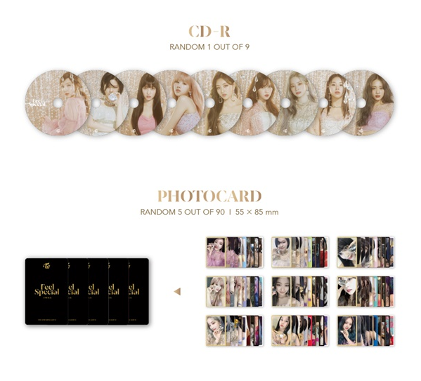 TWICE 8th Mini Album Feel Special (3 Versions).