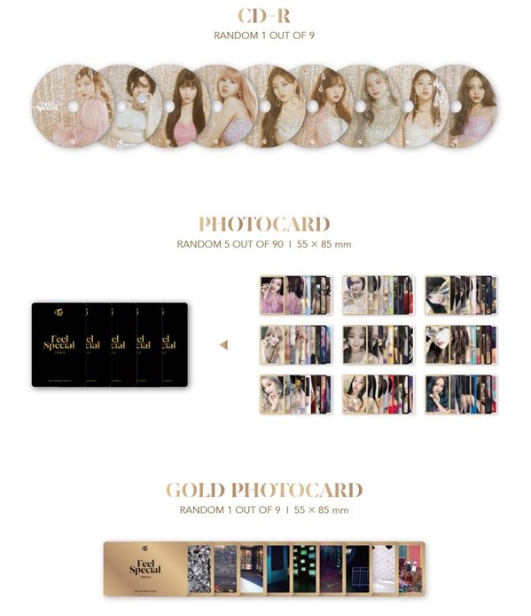 TWICE 8th Mini Album Feel Special (3 Versions).