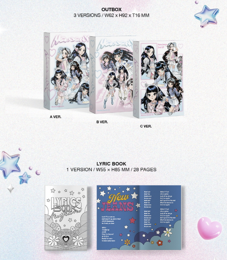 NewJeans - 2ND EP ALBUM [Get Up] Weverse Albums version (3 versions).