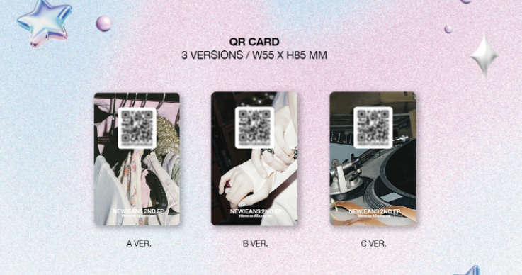 NewJeans - 2ND EP ALBUM [Get Up] Weverse Albums version (3 versions).