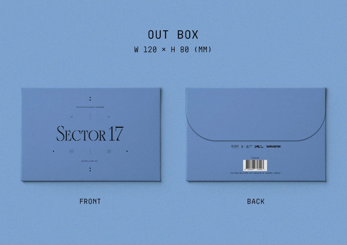 SEVENTEEN 4th Album Repackage SECTOR 17 Weverse Version (Random).