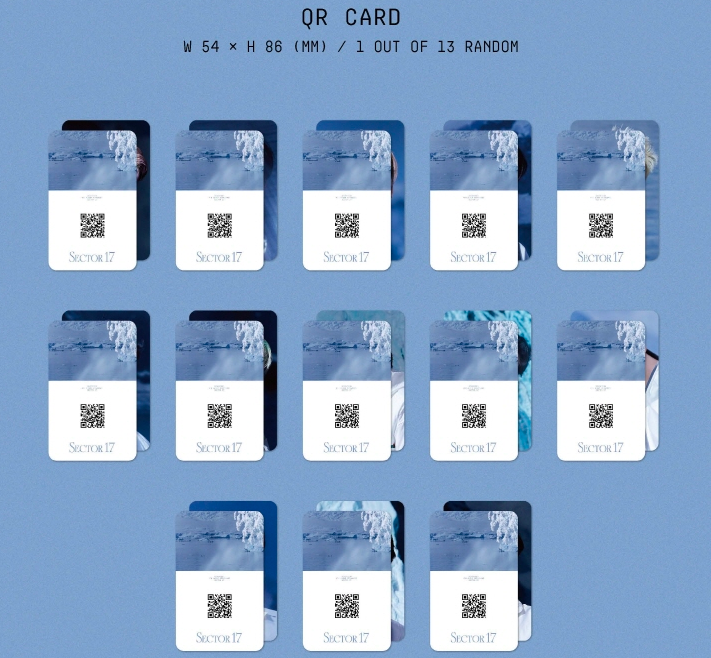 SEVENTEEN 4th Album Repackage SECTOR 17 Weverse Version (Random).