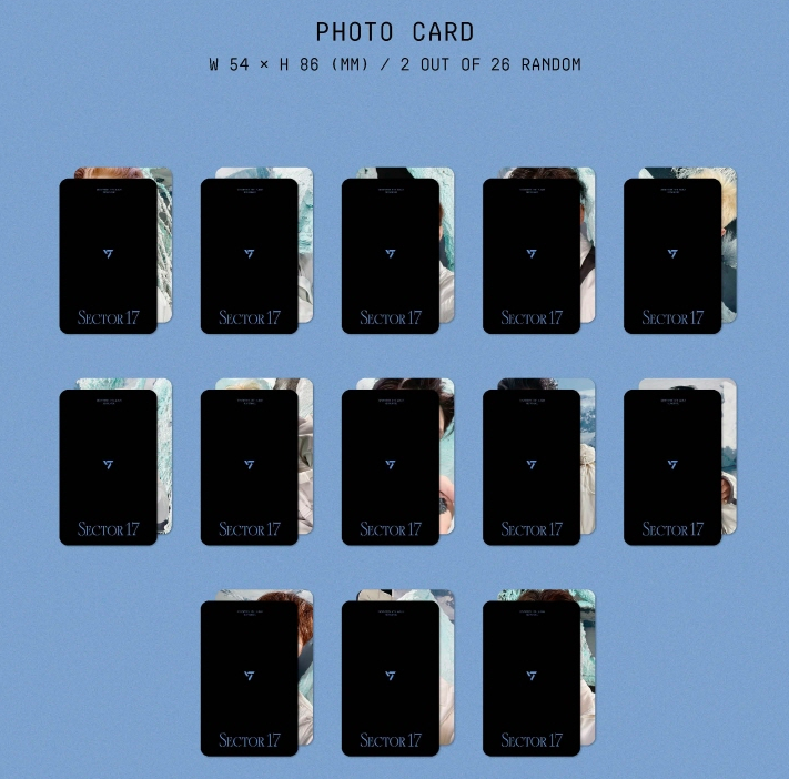 SEVENTEEN 4th Album Repackage SECTOR 17 Weverse Version (Random).
