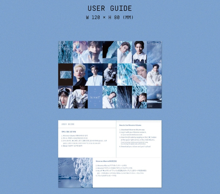 SEVENTEEN 4th Album Repackage SECTOR 17 Weverse Version (Random).