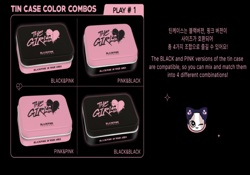BLACKPINK 1ST OST THE GAME OST [THE GIRLS], Stellar ver. Limited Edition (2 VERSIONS).