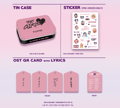 BLACKPINK 1ST OST THE GAME OST [THE GIRLS], Stellar ver. Limited Edition (2 VERSIONS).