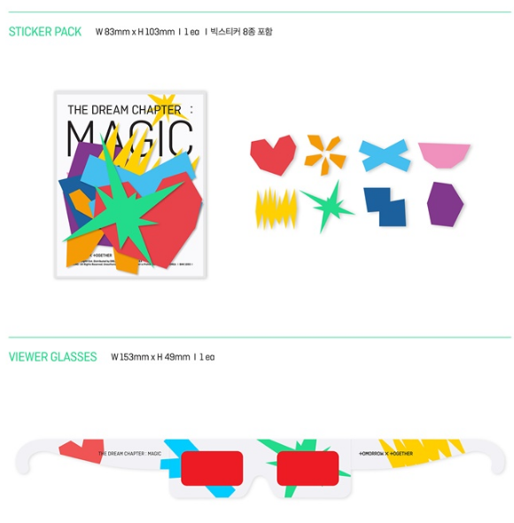 TOMORROW X TOGETHER (TXT) - 1ST ALBUM [THE DREAM CHAPTER - MAGIC] (2 Versions).