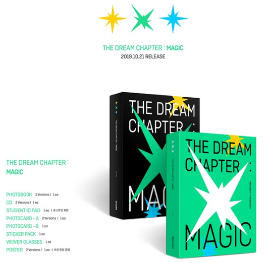 TOMORROW X TOGETHER (TXT) - 1ST ALBUM [THE DREAM CHAPTER - MAGIC] (2 Versions).