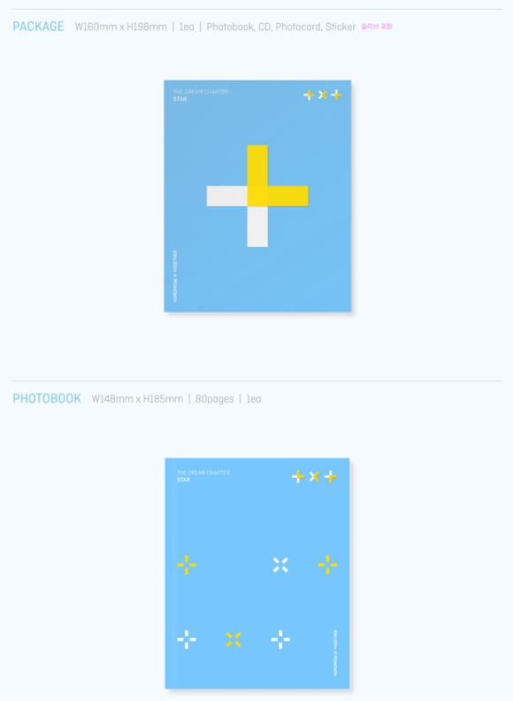 TOMORROW X TOGETHER TXT 1ST MINI ALBUM, THE DREAM CHAPTER - STAR