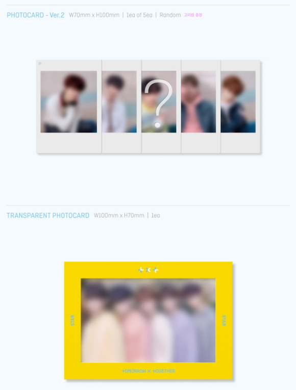 TOMORROW X TOGETHER TXT 1ST MINI ALBUM, THE DREAM CHAPTER - STAR