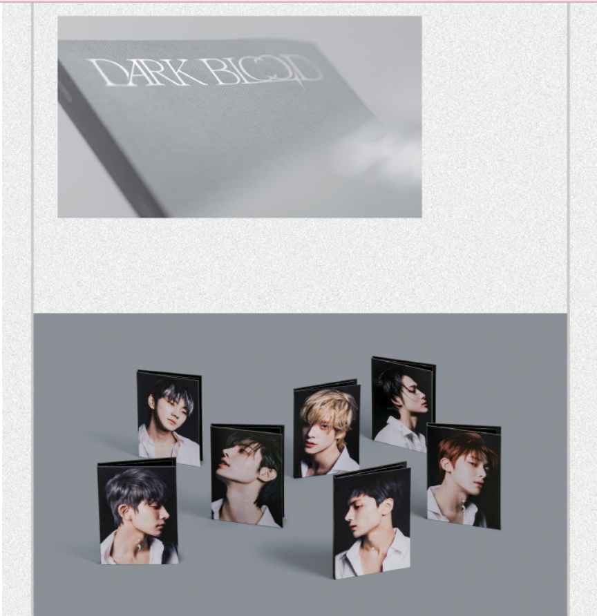ENHYPEN, 4TH MINI ALBUM, DARK BLOOD, ENGENE VERSION, RANDOM.