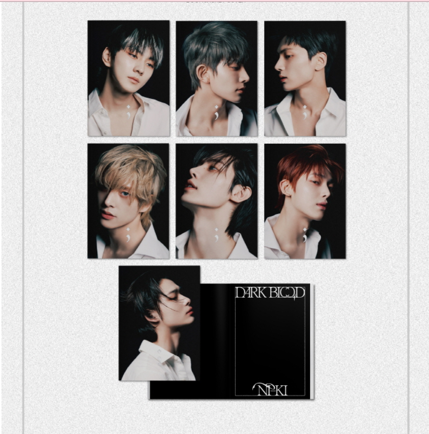 ENHYPEN, 4TH MINI ALBUM, DARK BLOOD, ENGENE VERSION, RANDOM.