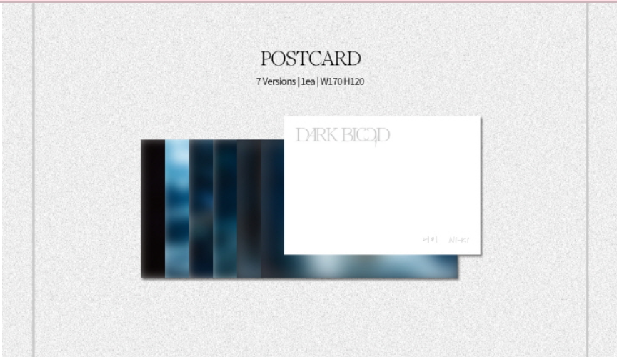 ENHYPEN, 4TH MINI ALBUM, DARK BLOOD, ENGENE VERSION, RANDOM.