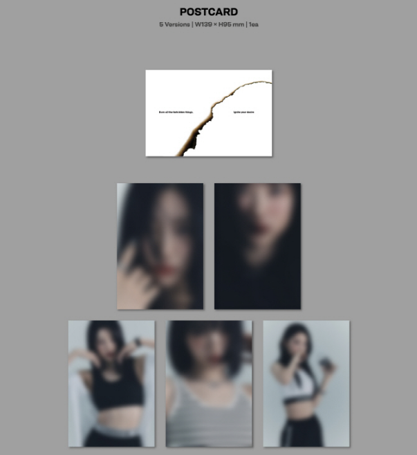 LE SSERAFIM - 1st Studio Album UNFORGIVEN Compact version (5 Versions).