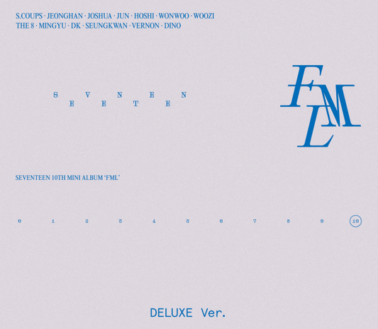 SEVENTEEN 10th Mini Album FML Deluxe Version.
