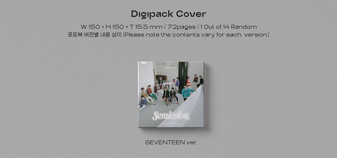 SEVENTEEN Special Album Semicolon (Random).
