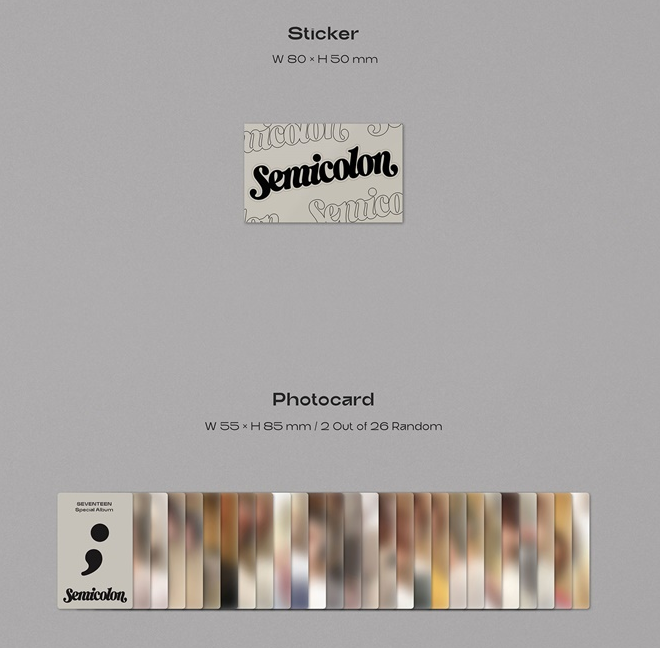 SEVENTEEN Special Album Semicolon (Random).