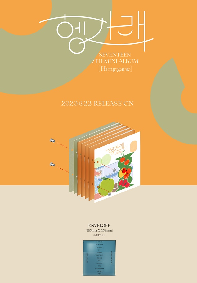 SEVENTEEN 7th Mini Album Heng:garæ 헹가래 (4 VERSIONS).