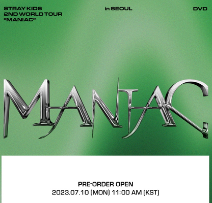 Stray Kids 2nd World Tour MANIAC IN SEOUL DVD