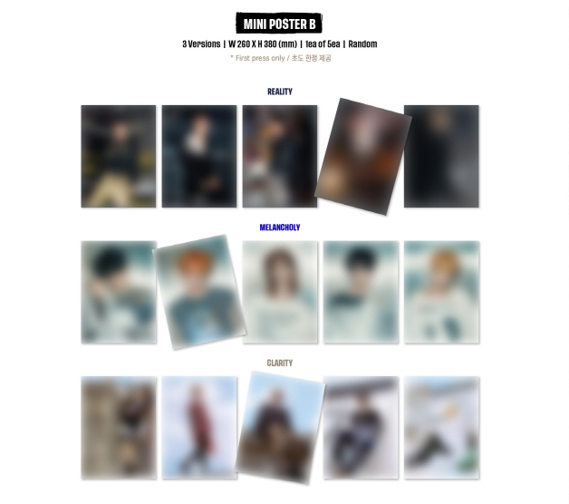 TOMORROW X TOGETHER TXT THE NAME CHAPTER - FREEFALL (3 Versions).