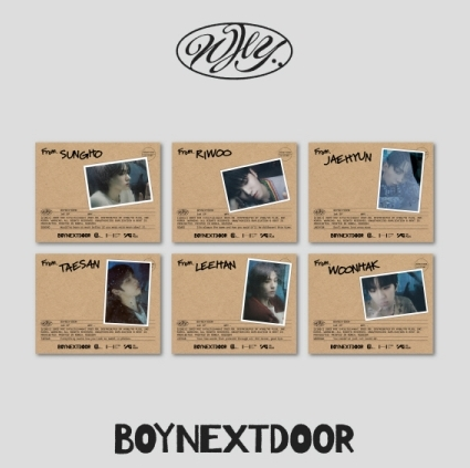 BoyNextDoor - 1st Mini Album WHY.., LETTER VERSION, RANDOM.