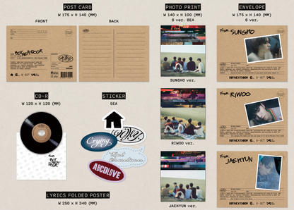 BoyNextDoor - 1st Mini Album WHY.., LETTER VERSION, RANDOM.