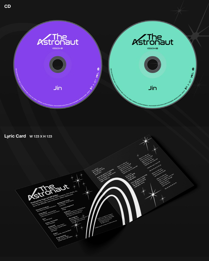 JIN (BTS) - THE ASTRONAUT (2 Versions).