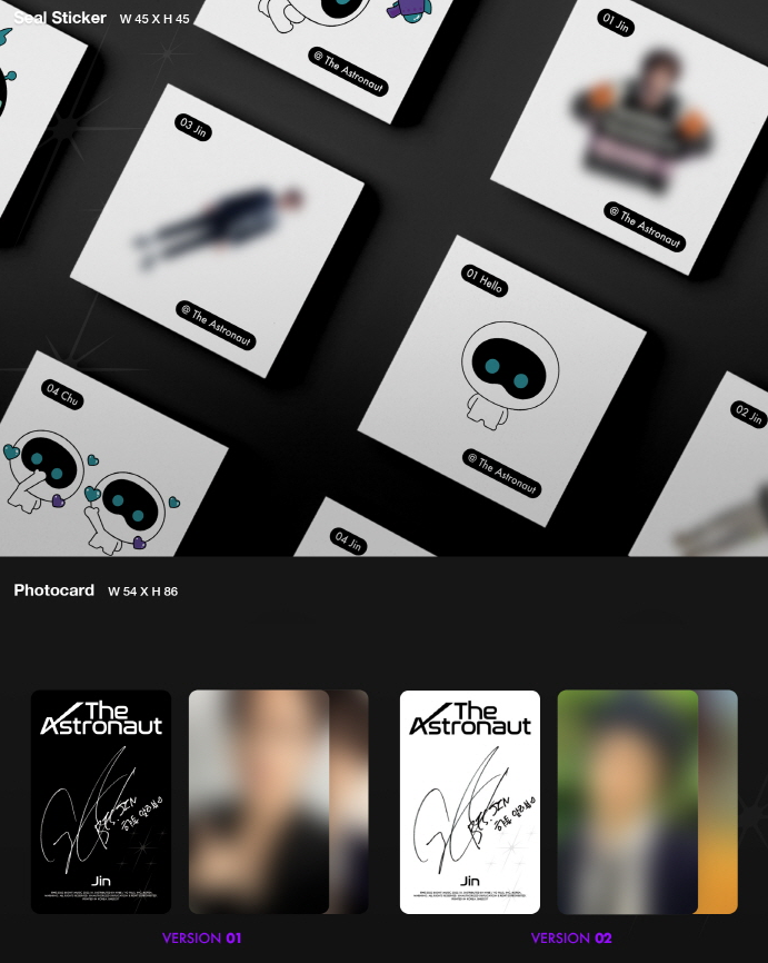 JIN (BTS) - THE ASTRONAUT (2 Versions).