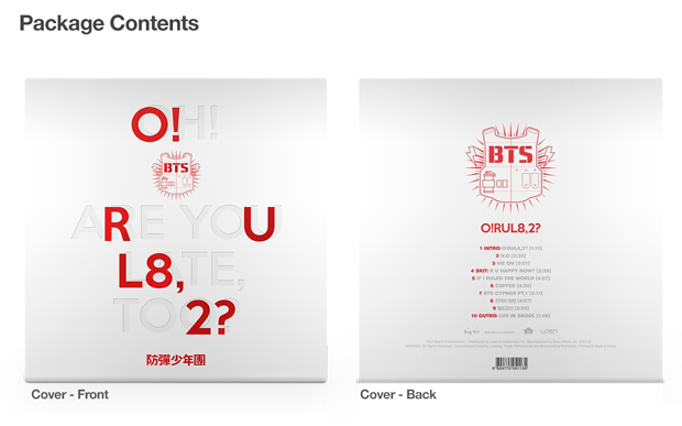 BTS - Mini Album [O!RUL8,2?].