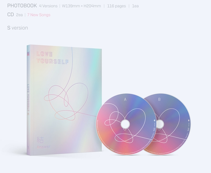 BTS LOVE YOURSELF 結 'ANSWER' (4 Versions).