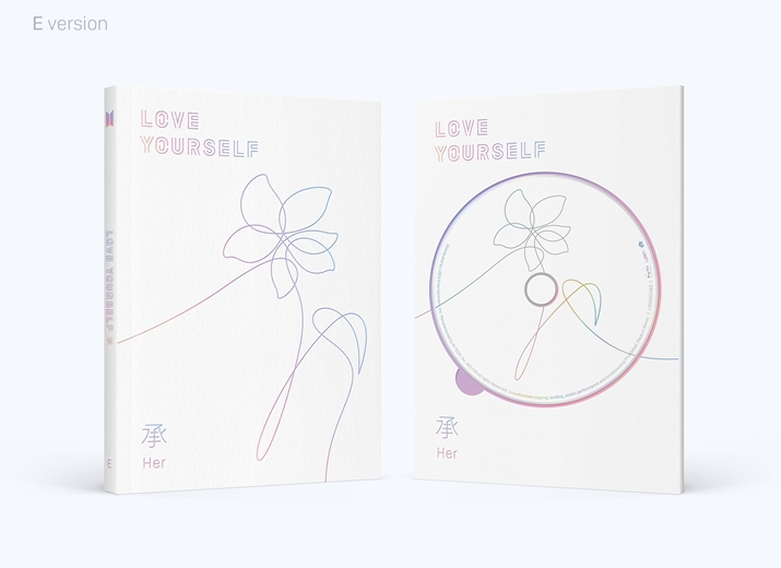 BTS 5th Mini Album LOVE YOURSELF 承 'HER' (4 Versions)