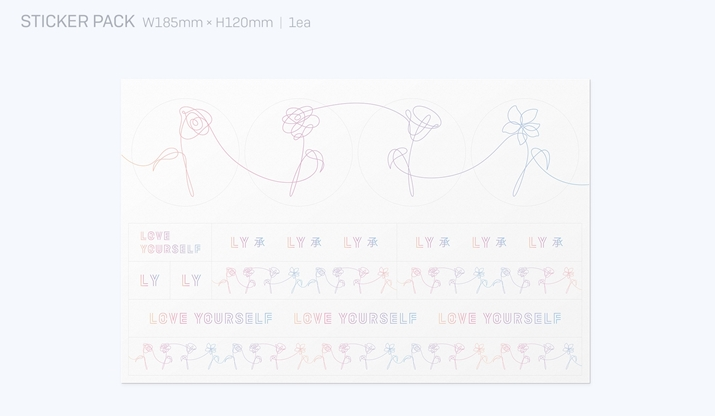 BTS 5th Mini Album LOVE YOURSELF 承 'HER' (4 Versions)