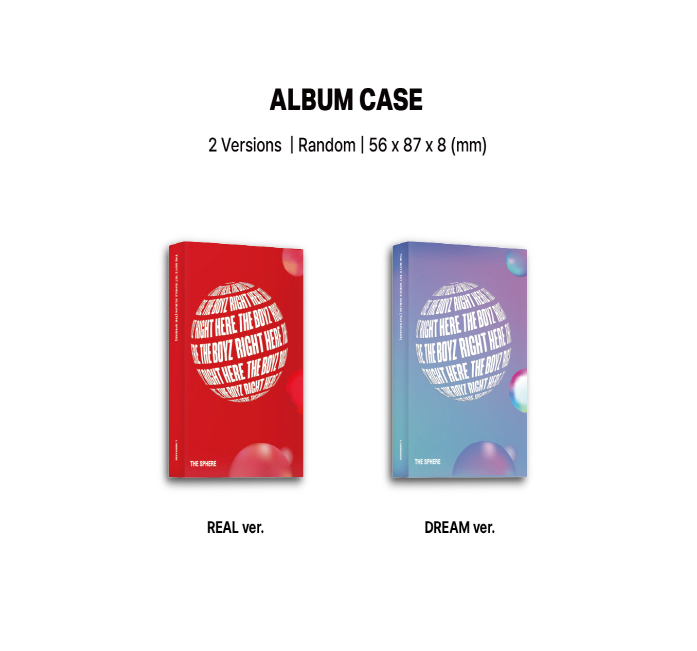 THE BOYZ 1st Single Album THE SPHERE Platform Version RANDOM