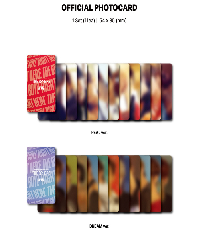 THE BOYZ 1st Single Album THE SPHERE Platform Version RANDOM
