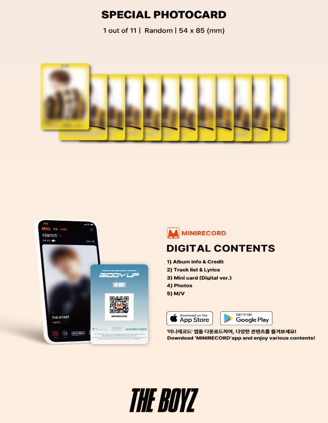 THE BOYZ 2nd Mini Album THE START Platform Version RANDOM