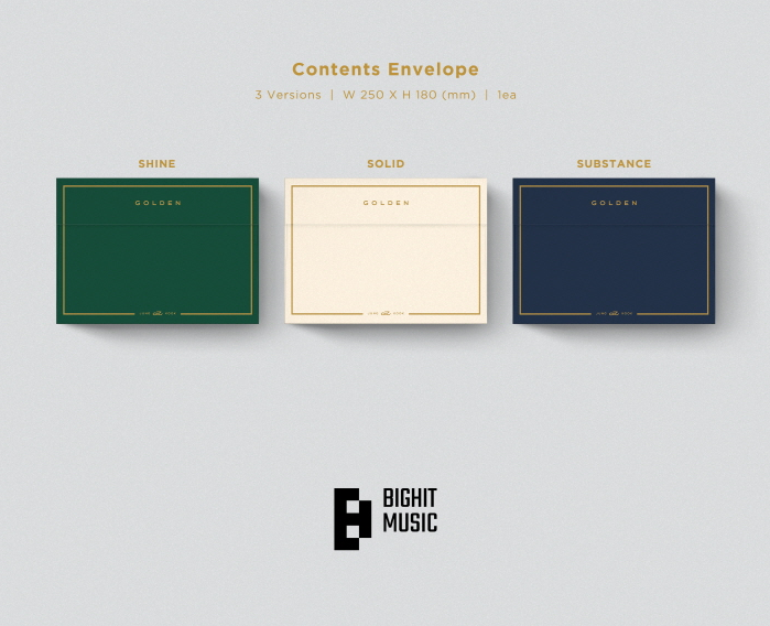 JUNG KOOK (BTS) - GOLDEN (3 VERSIONS).